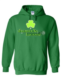 Shamrocks Logo Green Hoodie - Order due by Friday, March 24, 2023